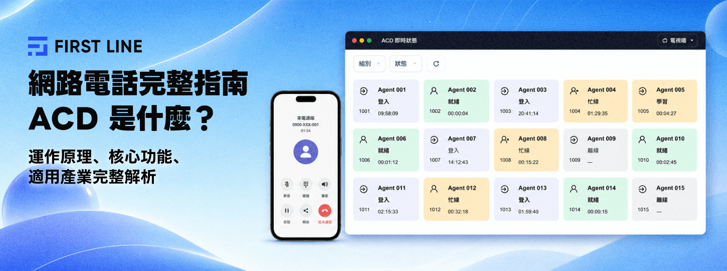ACD 網路電話是什麼？運作原理、核心功能、適用產業完整解析